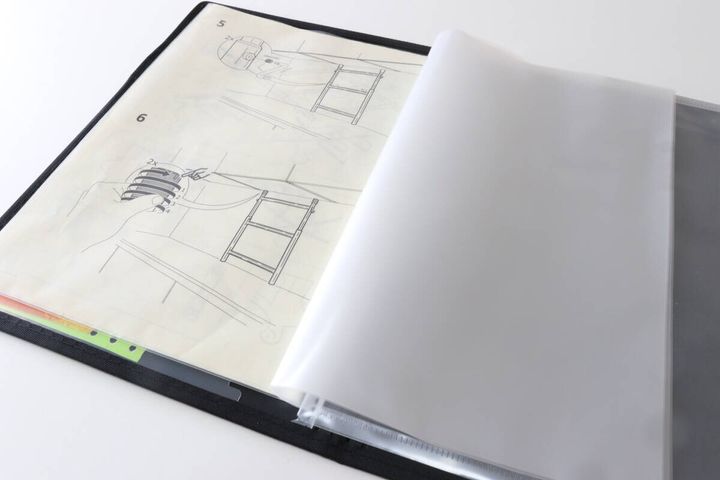 多機能クリップボード（A4、BK） クリアーポケット