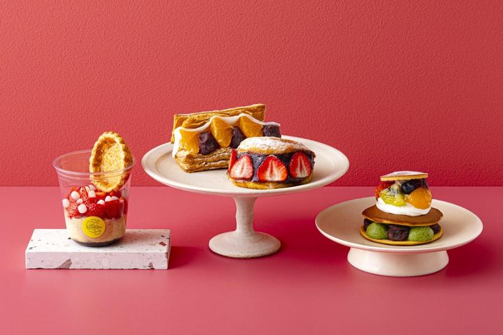 「懐かしさと新しさのマリアージュ あんことフルーツ。」 width=