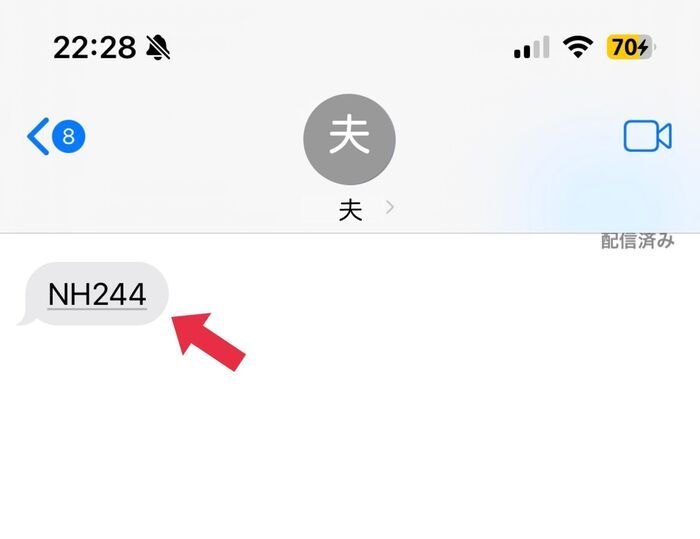 家族の飛行機は今どこ？iPhoneのメッセージアプリでフライト情報を確認する方法！
