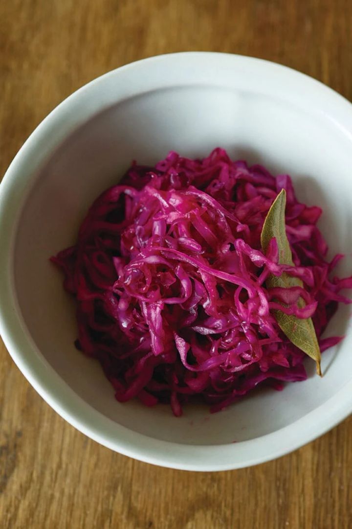 副菜 紫キャベツのザワークラウト風