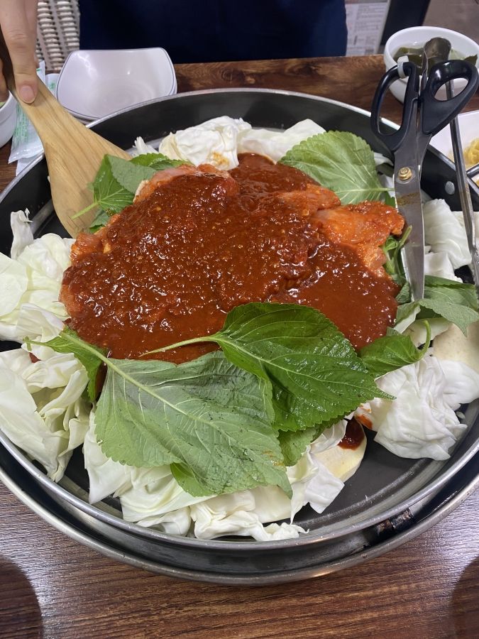 烏斤乃タッカルビ 本店 料理