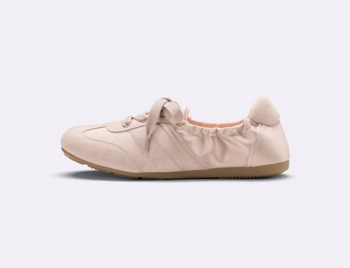 GU_レースアップバレエスニーカー ピンク