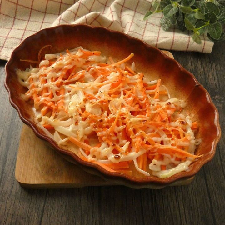 第1位「人参と玉ねぎのマヨ焼き」