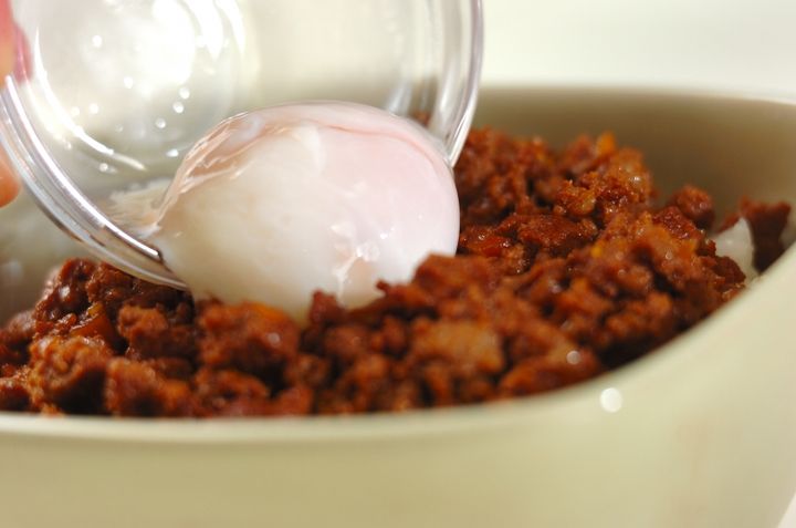 中華風そぼろ丼の作り方3