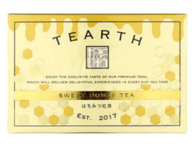 TEARTH はちみつ紅茶のパッケージ