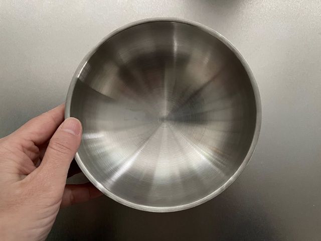 ダイソー ステンレス茶碗 二重構造