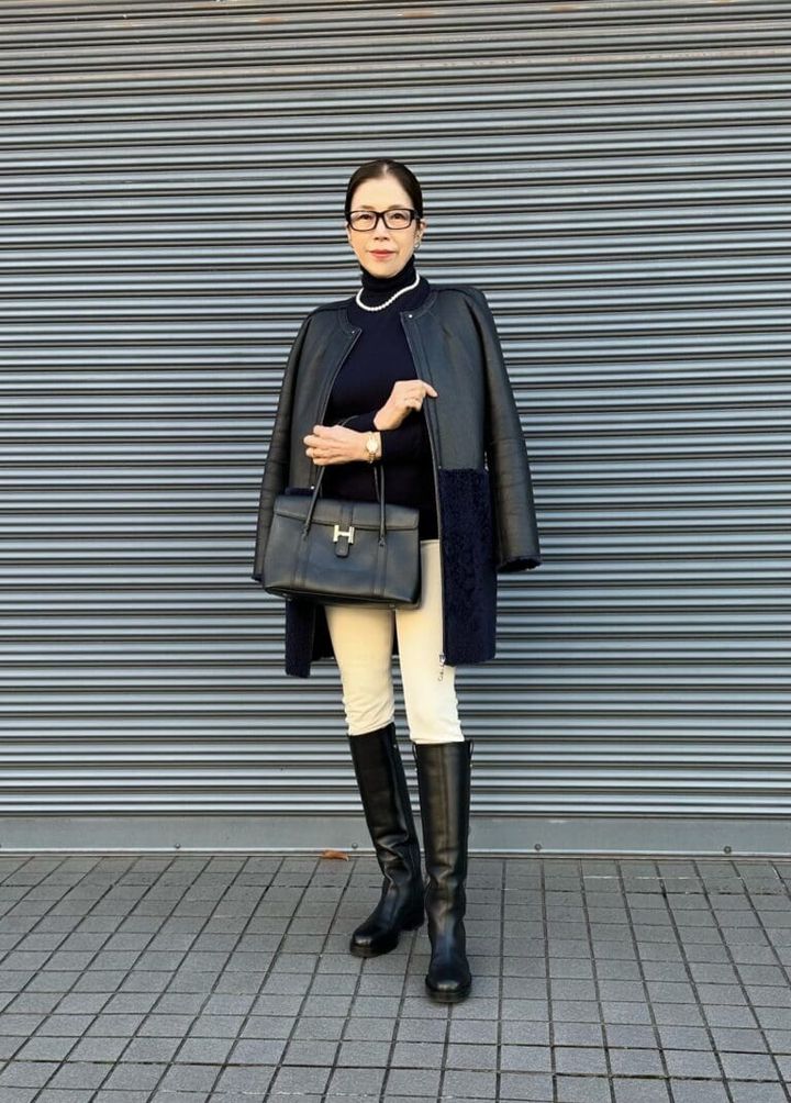 MOTOMIさん１２月ブログ_茄子紺ネイビー