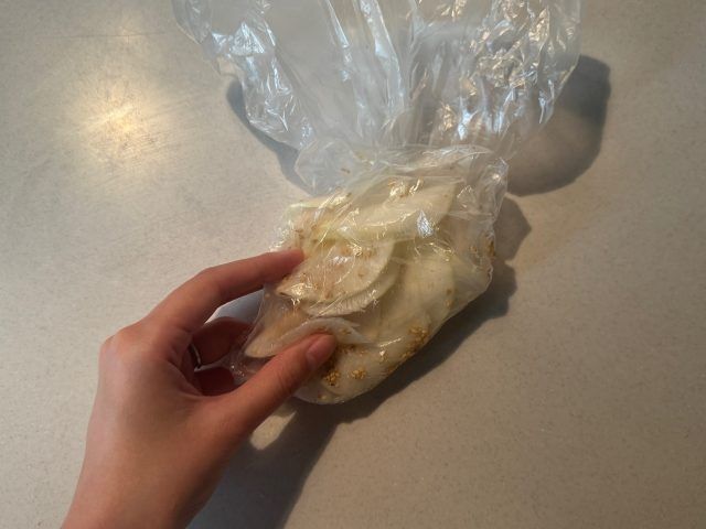 全体をもんで寝かせる