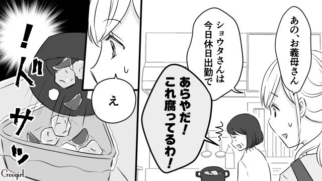 「これ腐ったニオイがする…」嫁の手料理を勝手に捨てた義母に、産後復讐しようと決意した話