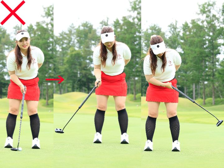 ショートパットのミスを激減するには？セパレートグリップをする！