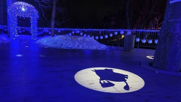 夜には幻想的な雰囲気が楽しめる