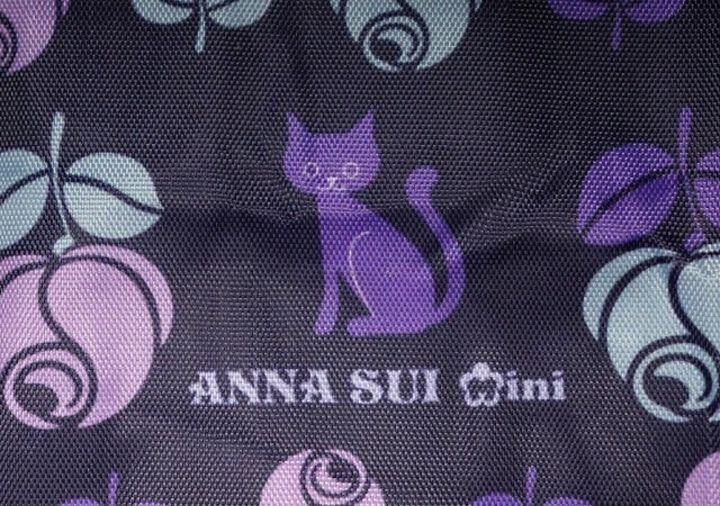 ANNA SUI mini 刺繍トートバッグBOOK裏地