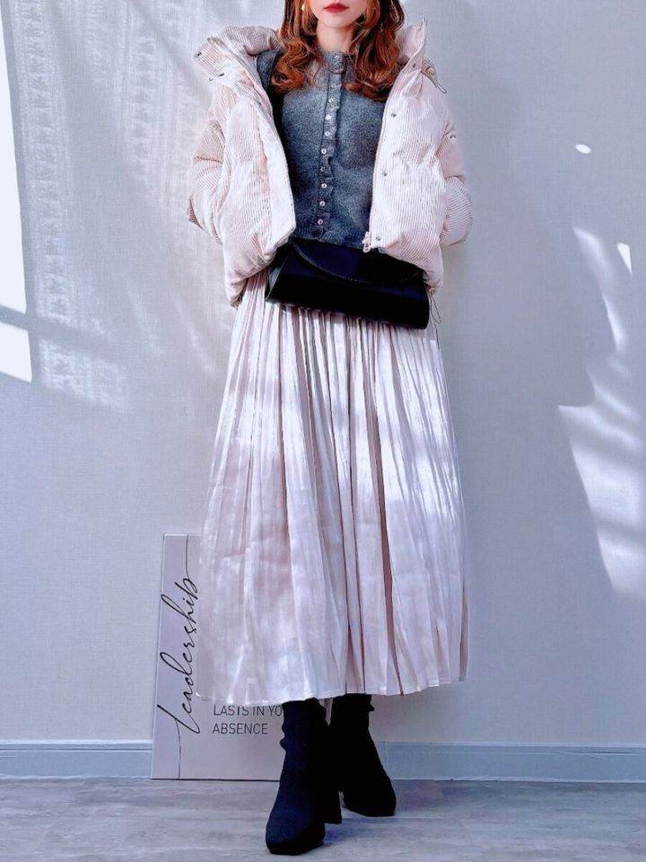 GUウォームパデッドコーデュロイブルゾン 2024モデル ナチュラルカラー