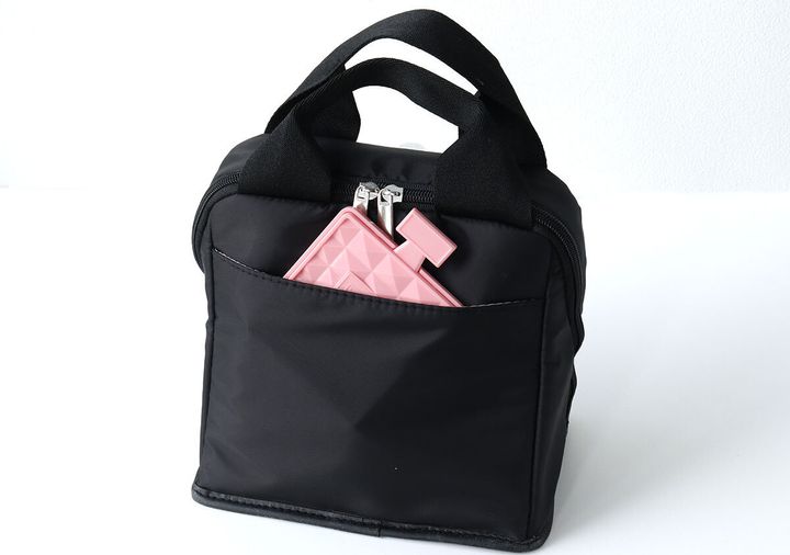 BRILMY [ブリルミー] 中身が見えて時短がかなうズボラに優しいスタンドポーチフロントポケット