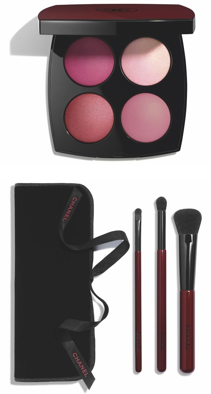 〈上から〉ルージュ ヌワール コンフィダンス ￥13,750 レ パンソー ルージュ ヌワール ￥23,650（ともに1月9日より限定発売） Photos_ ©︎CHANEL