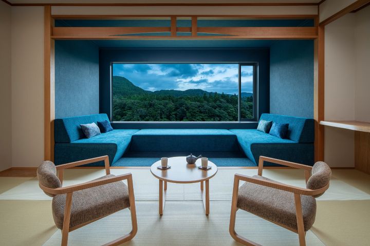 界 秋保のご当地部屋「紺碧の間 」和室