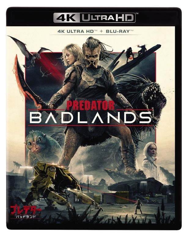 『プレデター バッドランド』4K UHD＋ブルーレイ セット 『プレデター：バッドランド』2026年3月18日（水）4K UHD+ブルーレイ セット、ブルーレイ+DVD セット発売発売元：ウォルト・ディズニー・ジャパン発売・販売元：ハピネット・メディアマーケティングデジタル配信中（購入/レンタル）発売元：ウォルト・ディズニー・ジャパン[c]2026 20th Century Studios