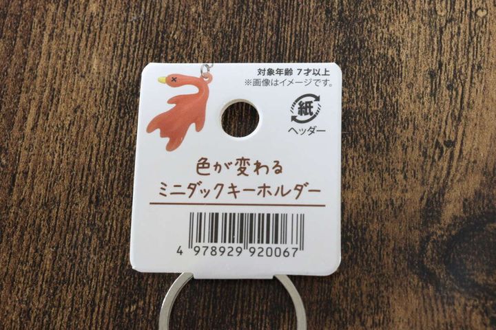 セリア キーホルダー JAＮ ミニダック
