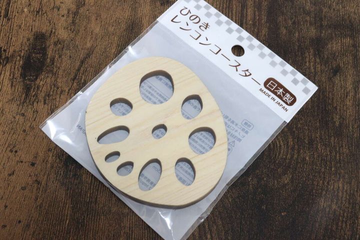 ひのきレンコンコースター キッチングッズ