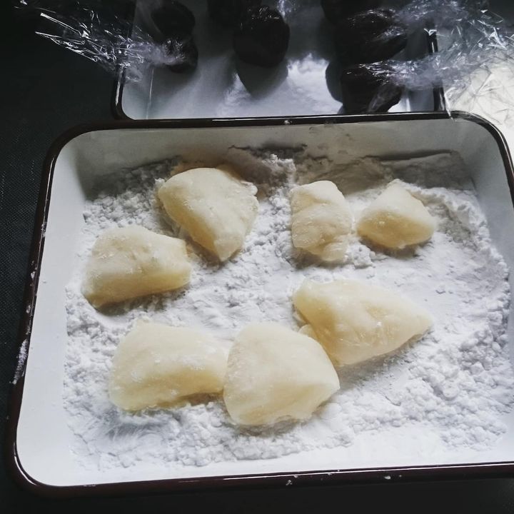 雪うさぎと雪だるまのいちご大福