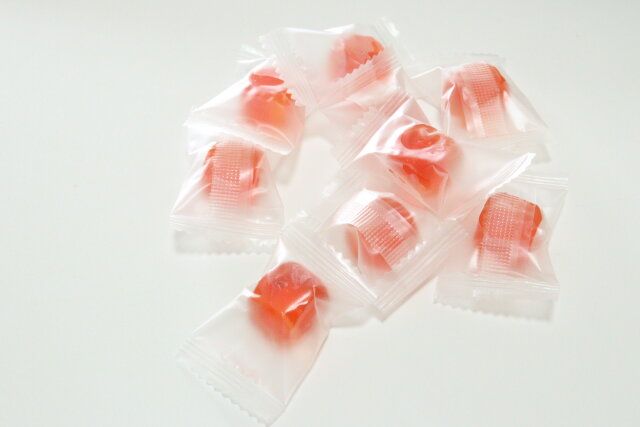 ダイソー かくれんぼグミ ダイソー いちご味 個包装