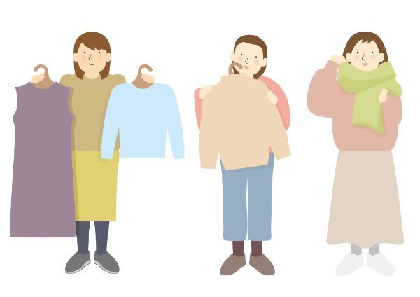 骨格ウェーブの人に似合う服の形やポイント