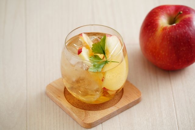 リンゴ酢を使ったダイエットメニューの作り方（リンゴ酢ソーダ）