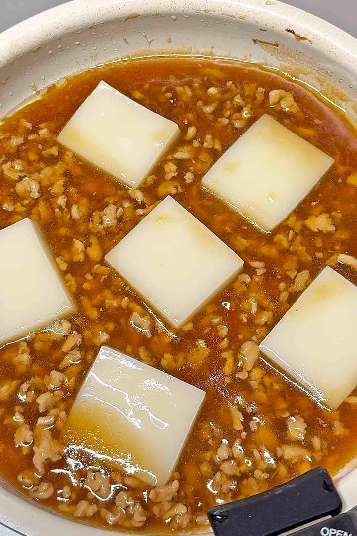 餅の鶏そぼろあん5