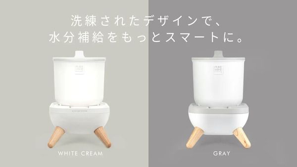 電源・ろ過フィルター不要のペット用スマート自動給水器が、クラファンに登場！