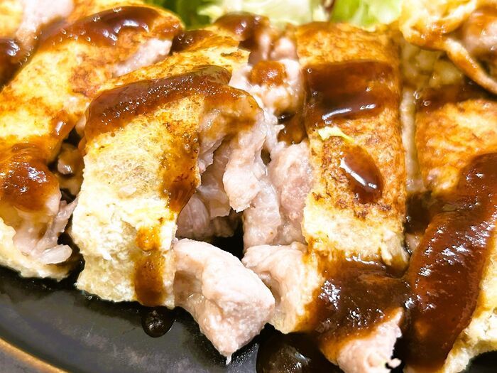 『油揚げ』でトンカツが再現できる！？SNSで話題の驚愕レシピを試してみたら♡