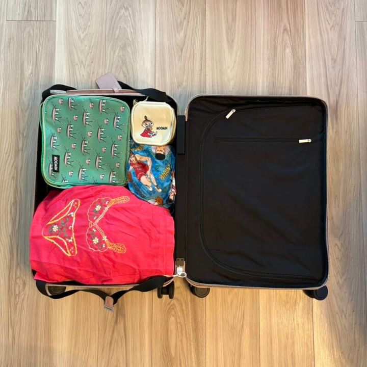 MOOMINポーチで年末年始の旅行へ