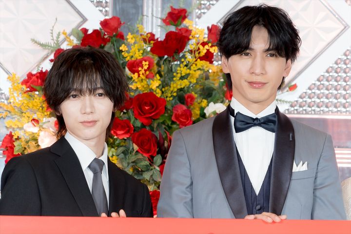 WEST.・藤井流星＆Travis Japan・七五三掛龍也、ドラマ『ぜんぶ、あなたのためだから』制作発表記者会見に登場 クランクイン！ width=