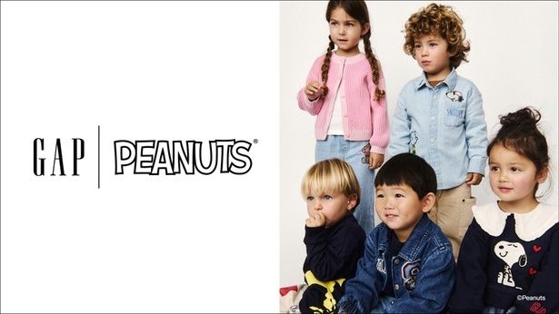 「PEANUTS(ピーナッツ)」とGAPがコラボレーション！70～110センチサイズの子ども服が種類豊富に登場