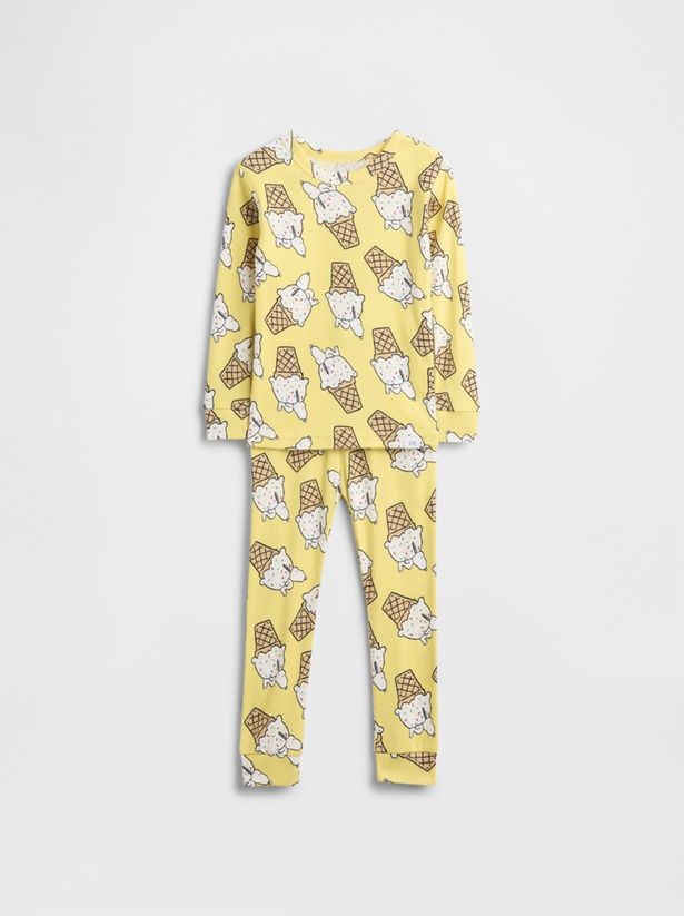 「スヌーピー オーガニック ブラッシュドコットン パジャマセット」(3990円) ※80〜110センチ、一部店舗限定