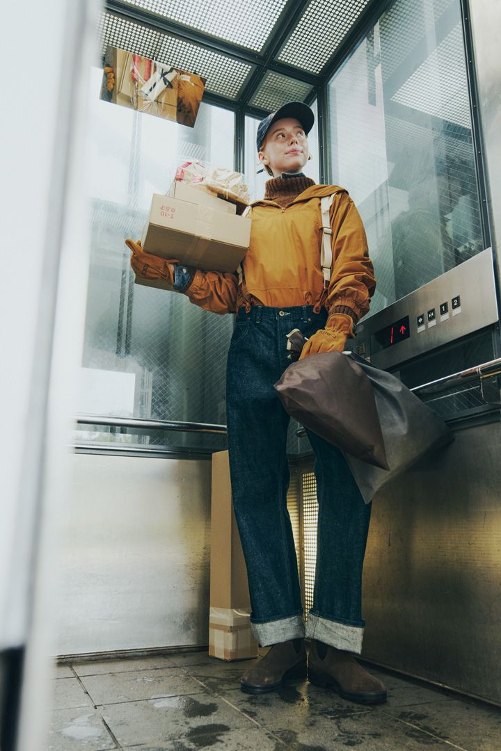 デニムに超映える！オレンジブラウンのトップス【本日のFUDGE GIRL-1月7日】