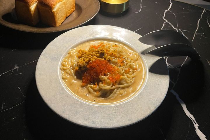 「濃厚うにいくら麺」