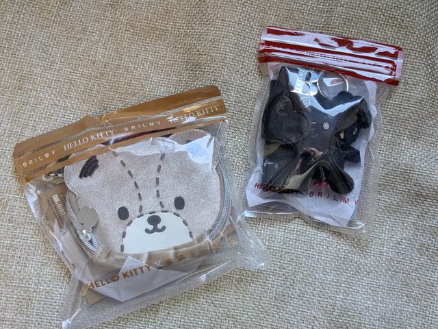 HELLO KITTY × BRILMY付録2種のパッケージ