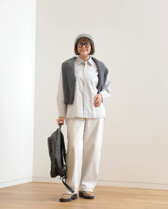 Uniqlo U「ラムクルーネックセーター」