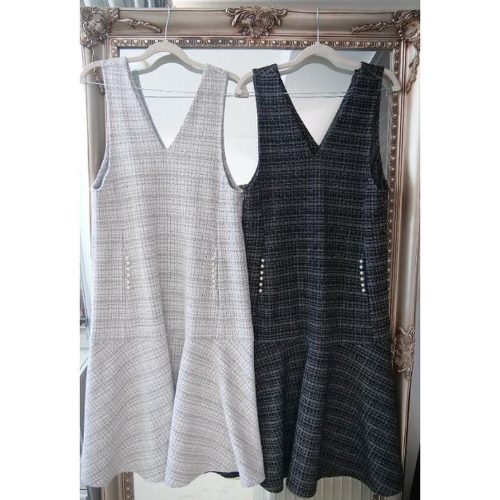 しまむらのジャンパースカート（門脇伶奈）