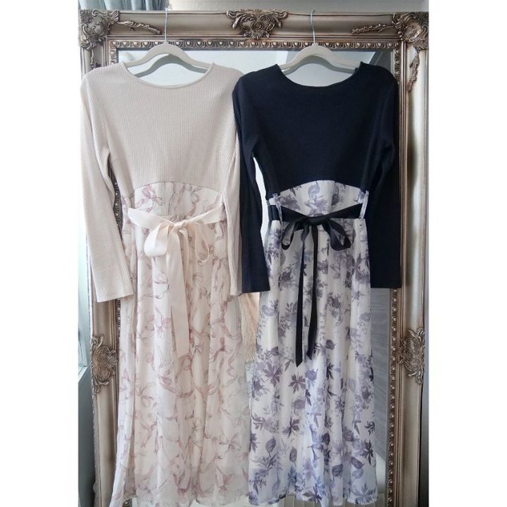 しまむらのドッキングワンピース（門脇伶奈）