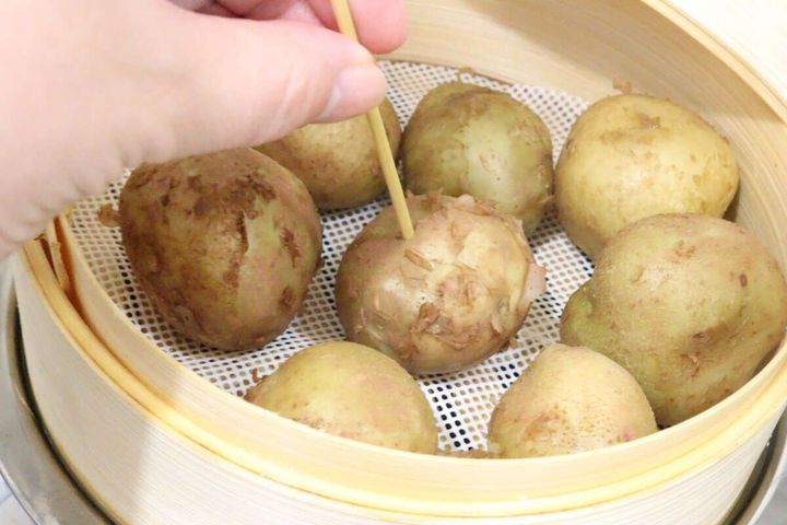 せいろ用蒸し板 使用例