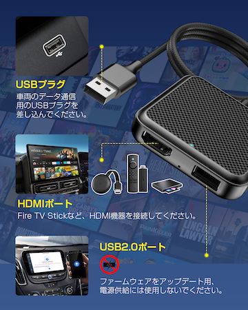 映画やゲームを車内で楽しめる！「Car TV Mate Pro Max」の新春セール開催