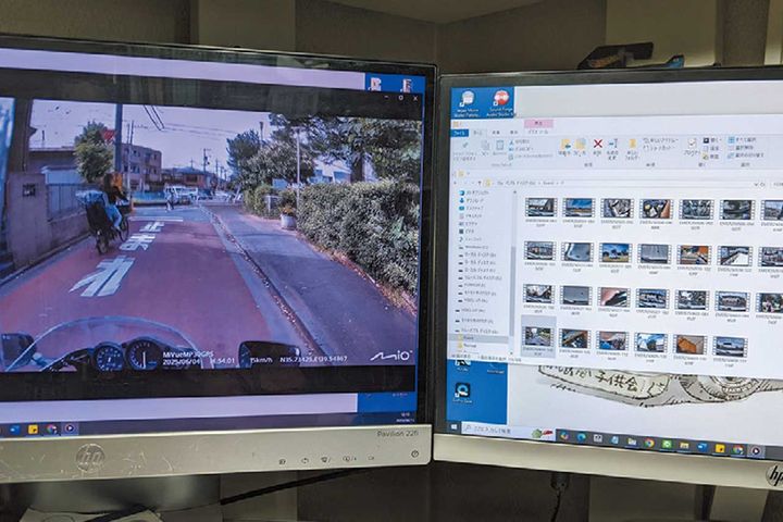 オートバイ専用GPSドライブレコーダー｜MiVue MP30 GPS