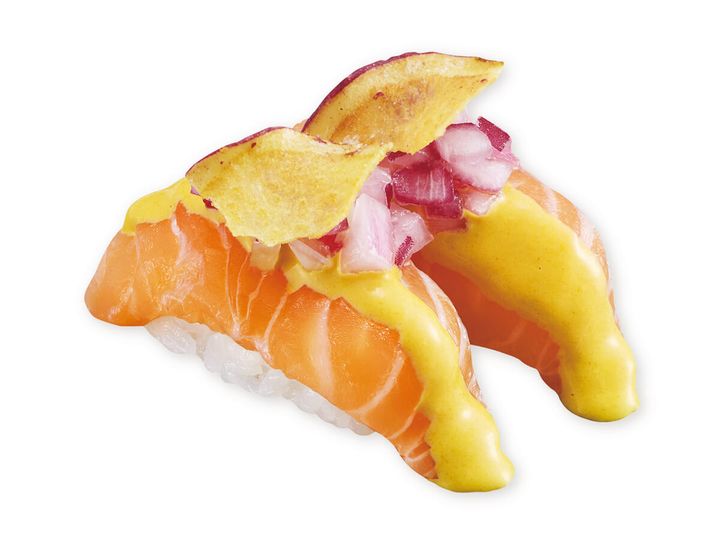 サーモン アヒ・アマリージョソース