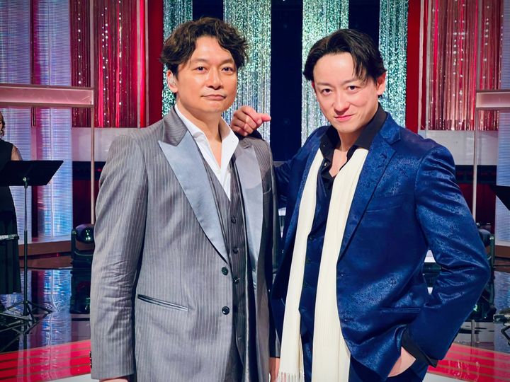 『ふたりフェス～香取慎吾×山本耕史』（左から）香取慎吾、山本耕史 （C）NHK width=