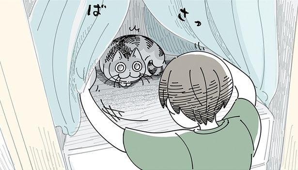 クローゼットでの攻防 （C）キュルZ／KADOKAWA