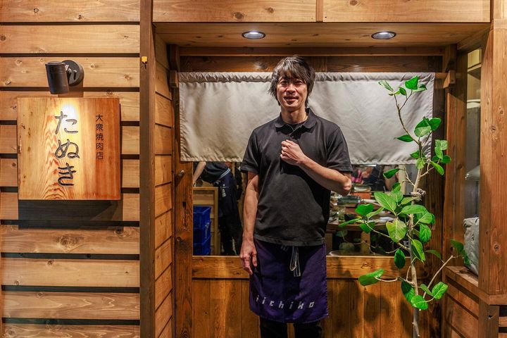 店主の田中隆太さん