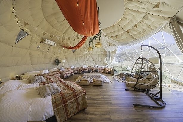 大人数で同じ部屋に寝られるので修学旅行気分が味わえそう