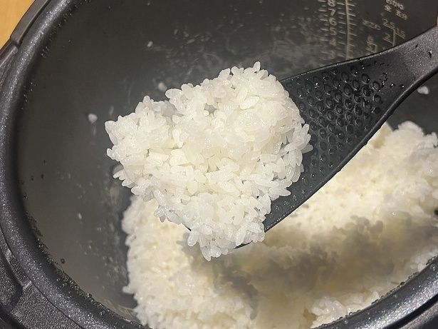 バナジウム天然水で炊いたご飯