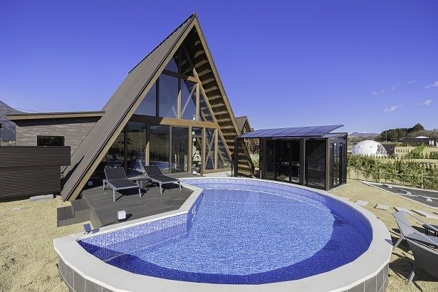 寝室が1階と2階に分かれている「スウィートヴィラ」